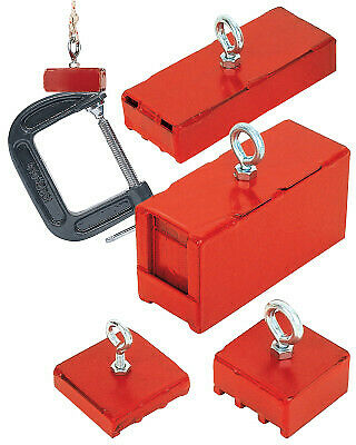 Heavy Duty Magnetic Base100lb Pull Red  - 1 Each