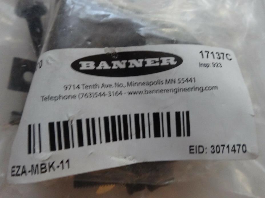 New Banner Engineering EZA-MBK-11 EZ Screen Mounting Bracket Kit