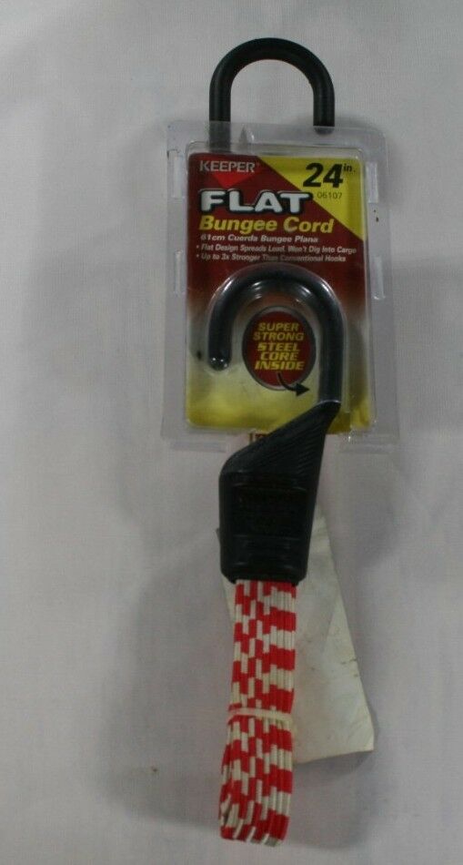 Keeper 06107 Adjustable Flat Design Bungee Cord 24 Inches