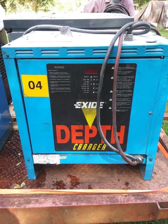 Exide 36V Industrial Forklift Battery Charger 208/240/480 3-Phase