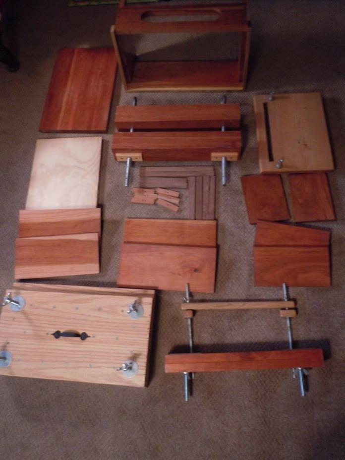 Handmade Book Repair Kit Heavy Wood &  MIX Presses Wood mix Sizes 20 + Parts