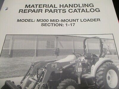 Bush Hog M300 Mid Mount Loader Parts Catalog Manual
