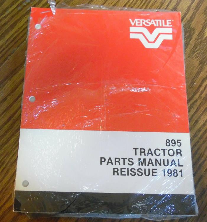 Versatile 895 Tractor Parts Manual Reissue 1981 TC3054