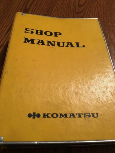 Shop Service Manual Komatsu D60A,E,P-7 D65A,E,P-7