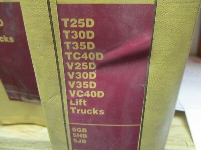 Caterpillar TC25D TC30D TC35D TC40D V25D V30D V35D V40D Trucks Service Manual