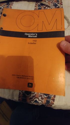 John Deere 75 80 110 175 Farm Loader Operator's Manual choice
