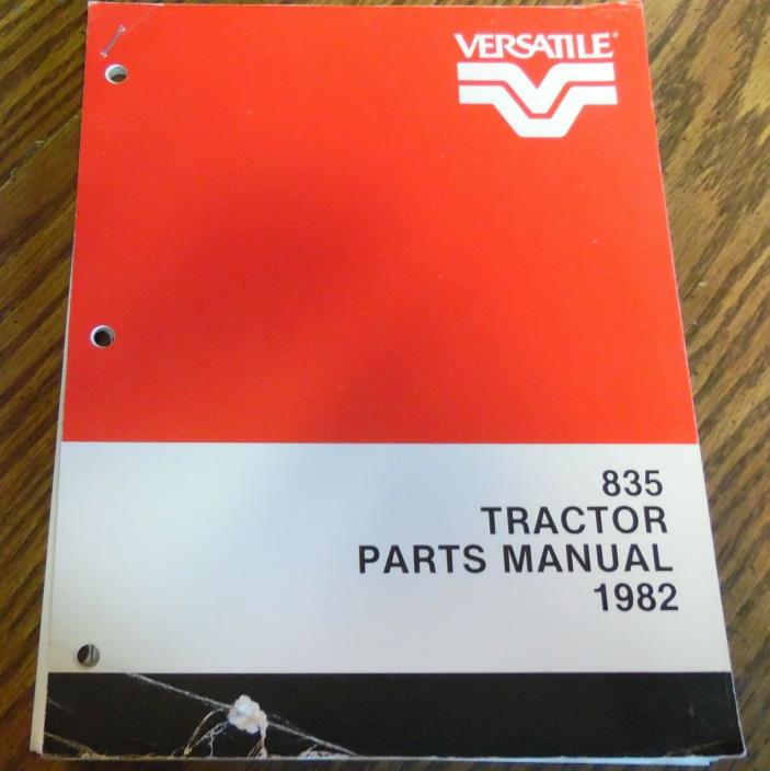 Versatile 835 Tractor Parts Manual 1982 TS3059