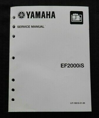 2013 YAMAHA 2000 EF2000iS GENERATOR SERVICE REPAIR MANUAL NICE SHAPE