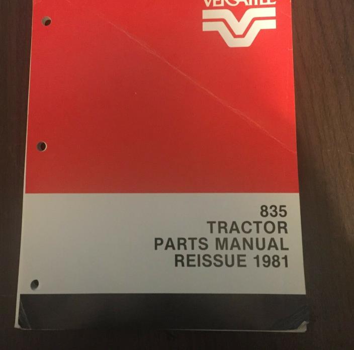 Versatile 835 Tractor Parts Manual Reissue 1981 TC3053