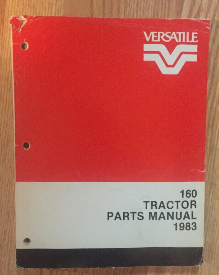 Versatile 160 Tractor Parts Manual 1983 74742