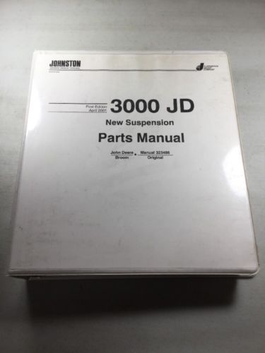 Johnston 3000 JD Broom Parts Manual