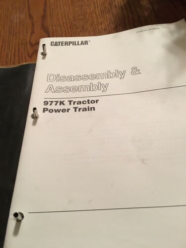 Sections Of Service Manual Cat Track Loader 977K 977L