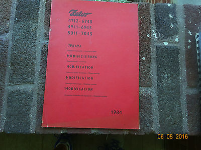 Fetter  1984 Manual 4712 6748 4911 6945 5011 7045