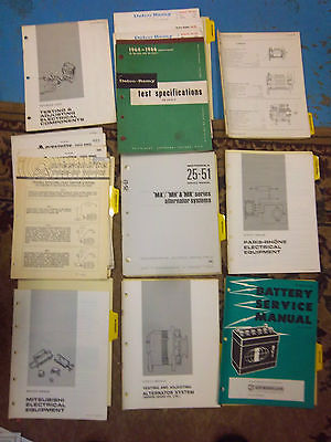 CAT~CATERPILLAR ELECTRICAL SERVICE MANUAL~DELCO-REMY~MOTOROLA~PRESTOLITE~SPECS