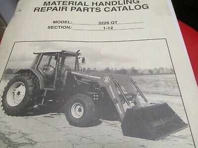 Bush Hog 3226 QT Loader Parts Catalog Manual