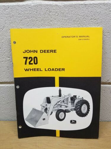 John Deere 720 Wheel Loader Operators Manual OM-U12905U
