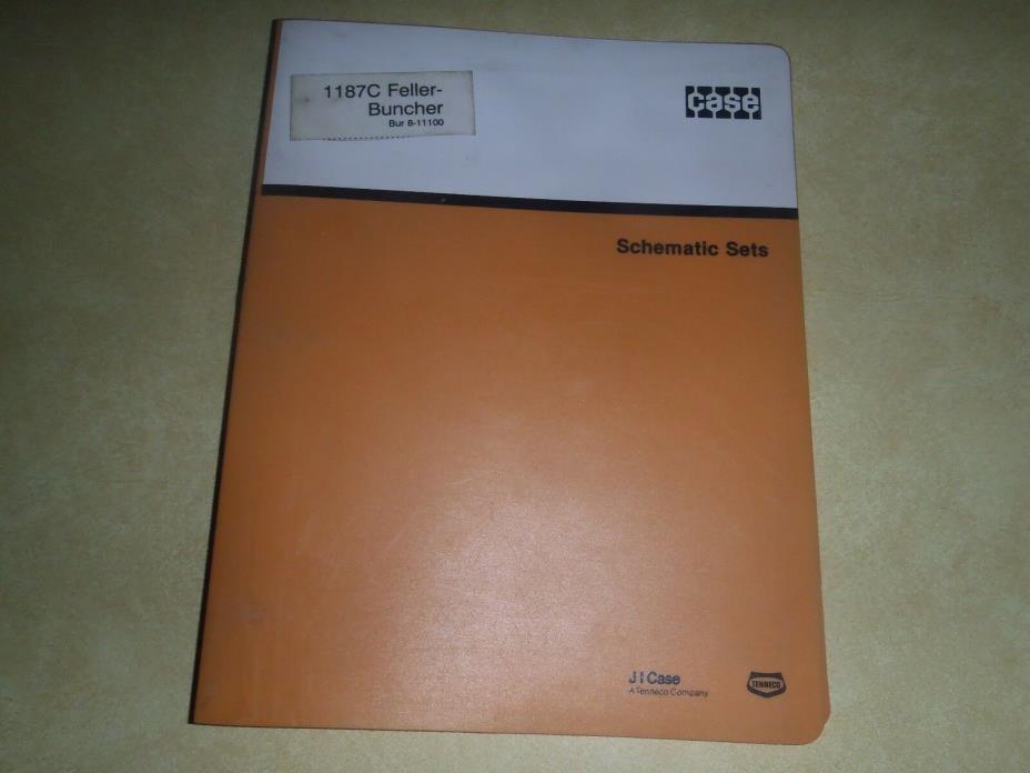 Case 1187C Feller-Buncher  Excavator Troubleshooting and Schematic Manual