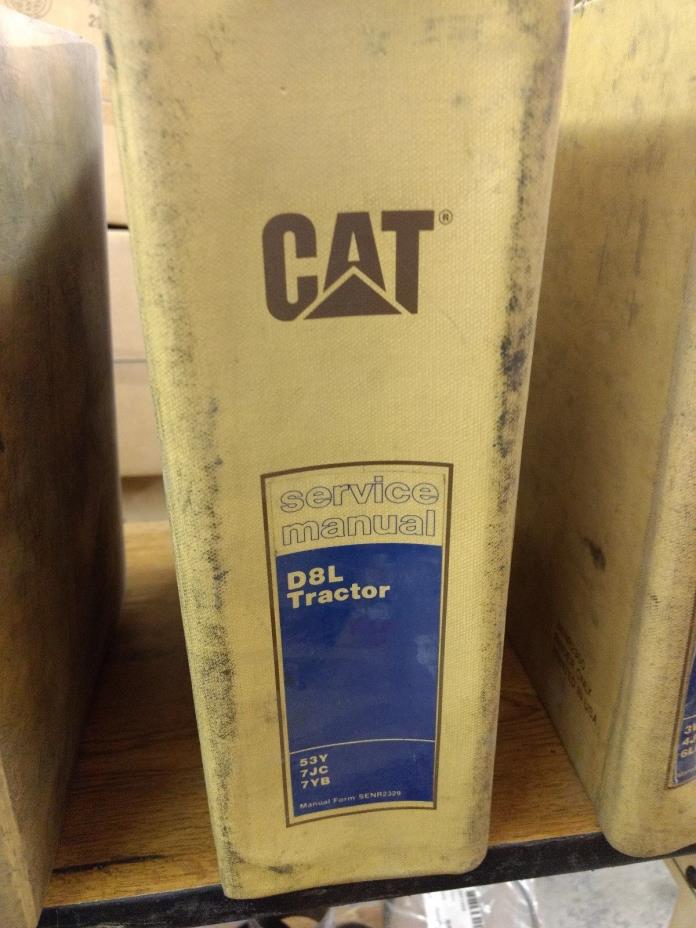 Caterpillar D8L Tractor Service Manual Serial No. 53Y,7JC,7YB