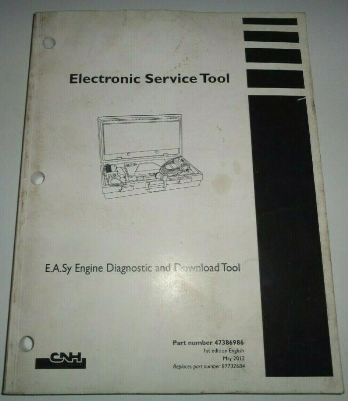 New Holland CNH Elec. Service Tool E.A.Sy Engine Diagnostic Download Tool Manual