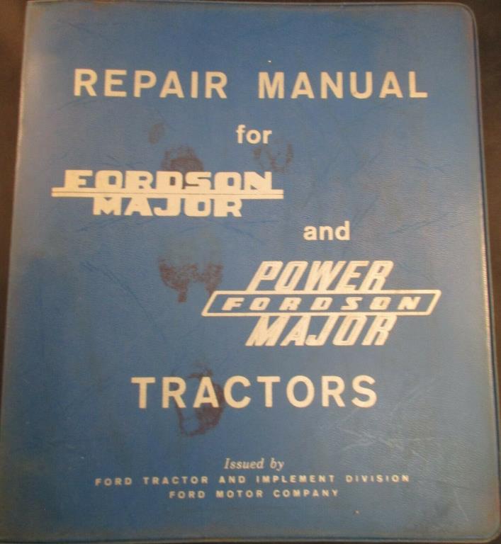 Fordson Major and Power Major Tractor Repair Manual