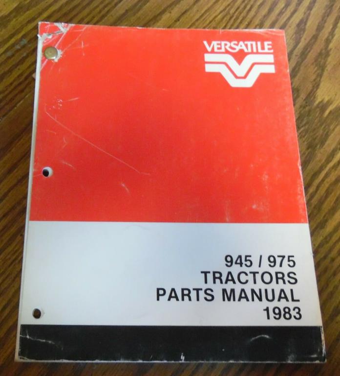 Versatile 945/975 Tractors Parts Manual 1983 74757