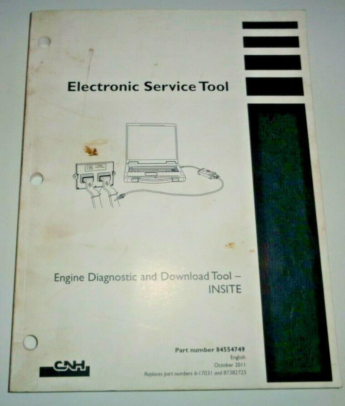 New Holland CNH Electronic Service Tool Engine Diagnostic Download Tool Manual