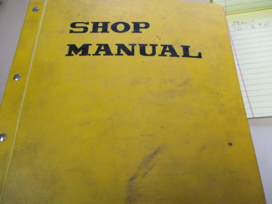 Dresser 850 Motor Grader Shop Service Manual