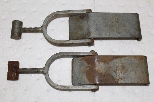 Two Forklift Propane Tank Toggle Clamps Latch Brackets Beam Products Mfg.