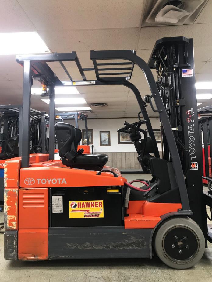 2003 TOYOTA 7FBEU20 4,000 LB. CAPACITY FORKLIFT, FORKTRUCK, HI LO (LOW HOURS)