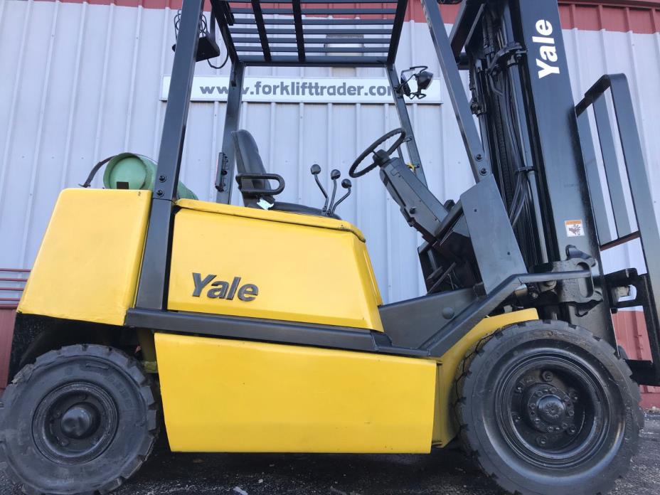 2005 YALE GLP050 5,000LB FORKLIFT, FORKTRUCK, HI LO