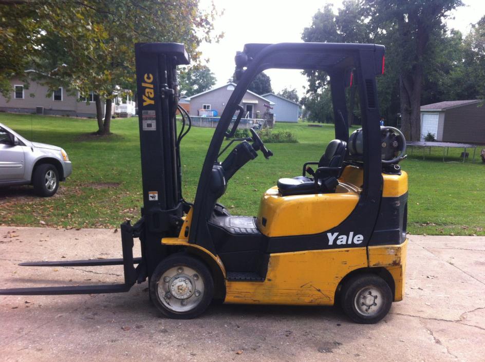 2011 Yale GLC050 5000# Forklift LPG, LOTS OF NEW PARTS, FORKS