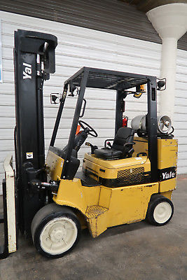 2006' Yale 10,000# Cushion Tire Forklift, LPG, Three Stage, Sideshift, Hyster