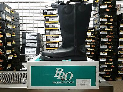 PRO Leather Fire Boots Model 4000 NFPA 1971 2007 Edition Size 7.5D
