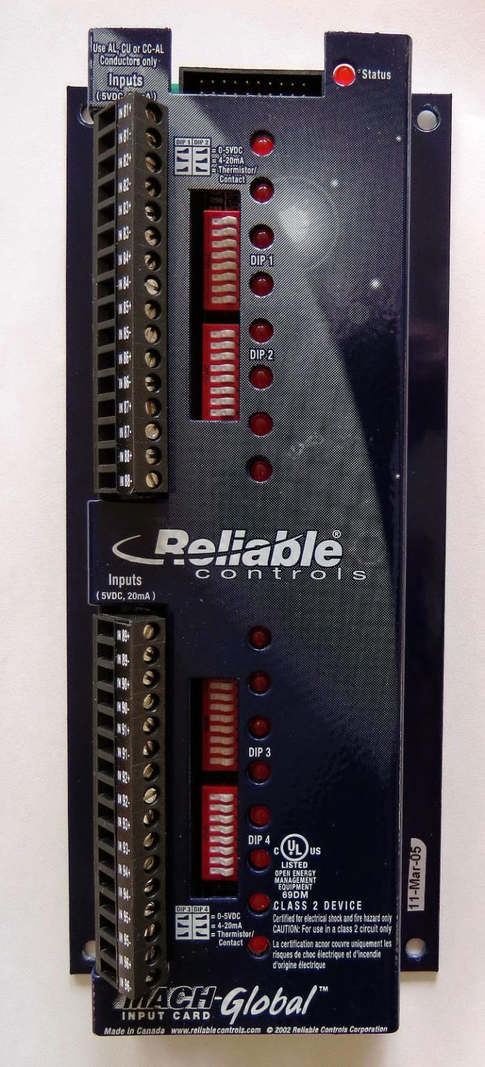Reliable Controls - MACH-Global™ Input Expansion Card