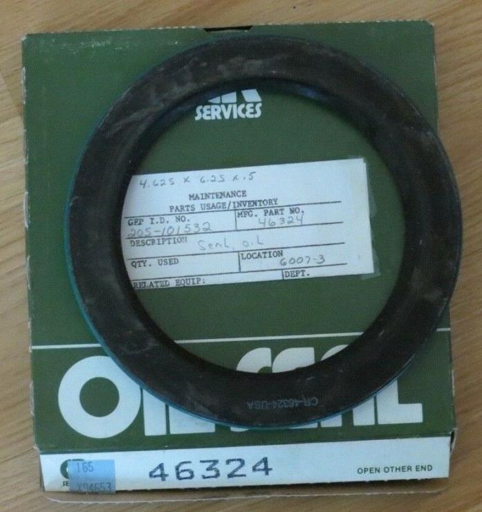 CR Services Oil Seal 46324  4.625x6.25x.5 - NOS