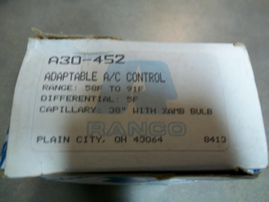 A30-452 Ranco Temperature Control