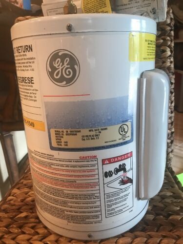 GE 2 .5 Gallon - Compact. Energy Saver Electric Residential Water Heater,120V