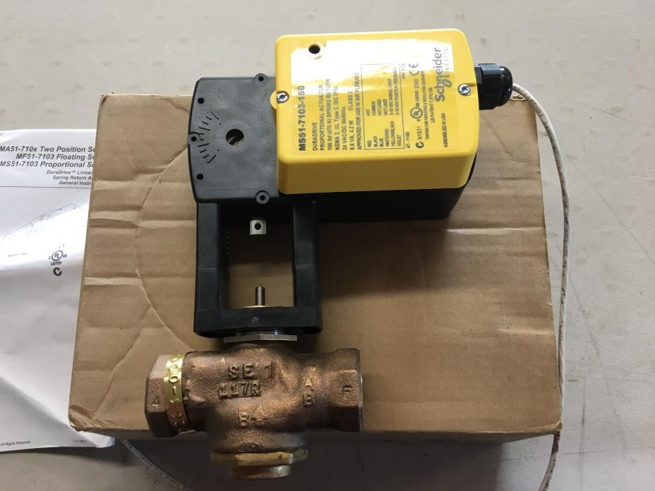 NEW, SCHNEIDER MS51-7103-150, PROPORTIONAL ACTUATOR, With VB 7263-000-4-7 Valve