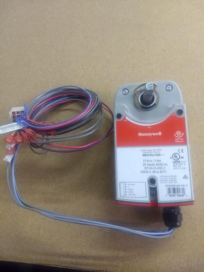 Honeywell MS3103J1030 Spring Return Damper Actuator