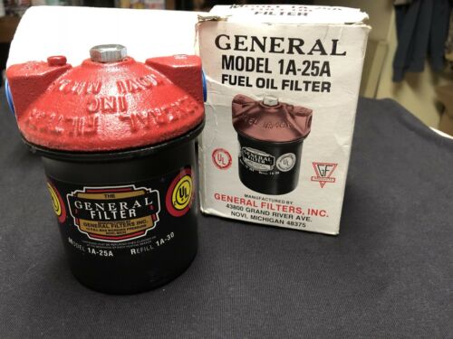 General Filter 1A-25A Oil Filter Complete in Box Free Shipping