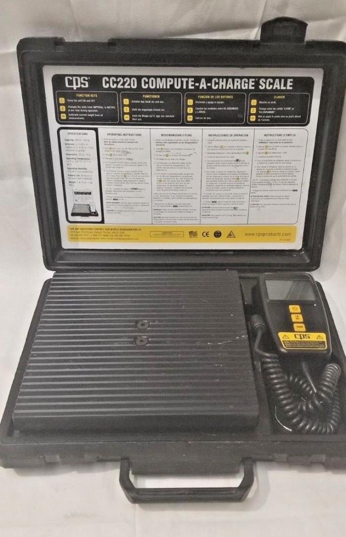 CPS Products CC220 Compute-A-Charge Refrigerant Charging Scale - Free Shipping!