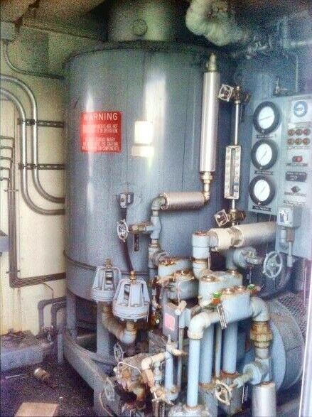 175 horse steam boiler - 300 PSI  diesel or gas fired - Navy surplus rebuilt