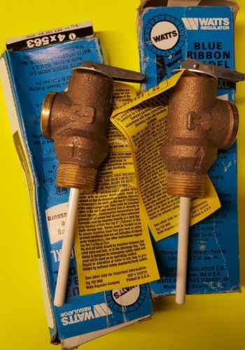New 2 WATTS Combo Temp & Pressure Relief Valve 4 X 563  3/4