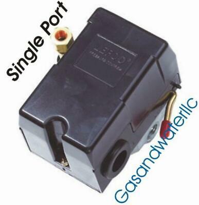 Heavy Duty Pressure Switch For Air Compressor 135-175 Psi 26 Amp Single 1 Port
