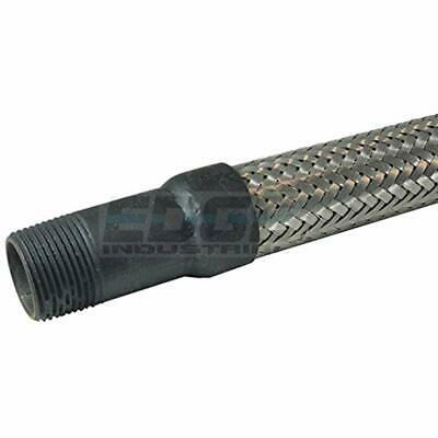 New Flexible Metal Hose Connector 3/4" 12" Length Air Pressor Stainless