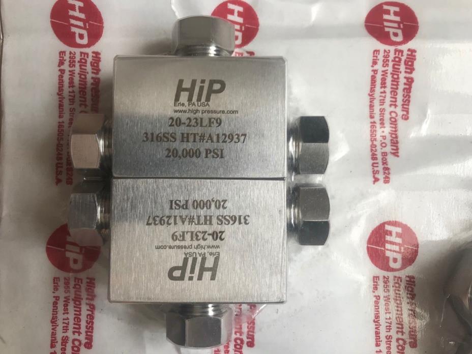 HIP valve; 20,000 lb  