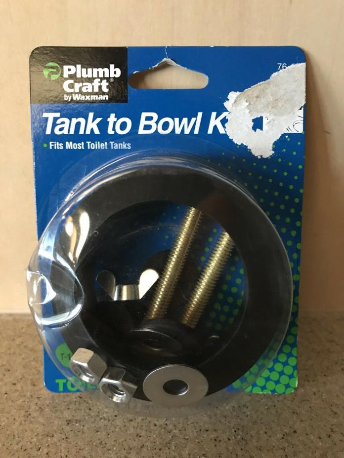 Plumb Craft Waxman 7619800T Tank To Bowl Kit, New In Package