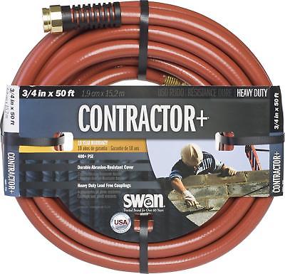 Swan Products SNCG34050 Commercial Use Contractor Heavy Duty Clay Water Hose 50