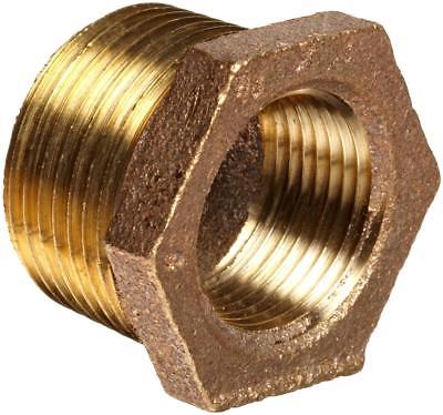 Anderson Metals Brass Threaded Pipe Fitting, Hex Bushing, 1