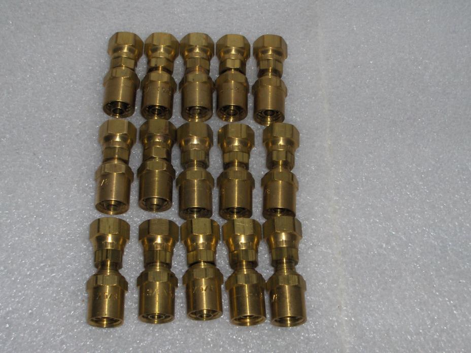 15 Brass AIR Hose Fitting High Pressure Swivel Adapter (see details)